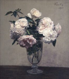 Fantin-Latour - Vase de roses, 1895
